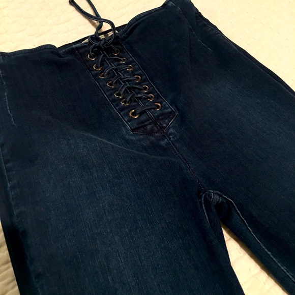 lace front jeans